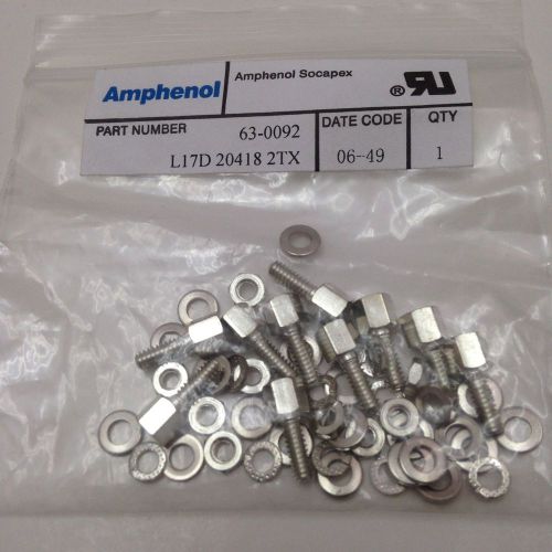 Lot of 30, l17-d20418-2-tx,d-sub tools &amp; hardware 10pack female screw for sale