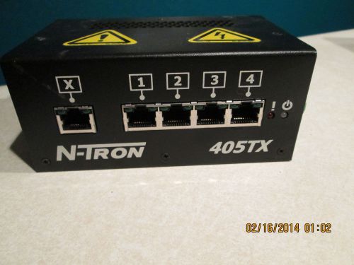 N-Tron 405TX Ethernet Switch - DIN Rail Mount  (USED) GREAT SHAPE
