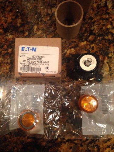 Eaton E34rb120 Ind Light With Amber Lense