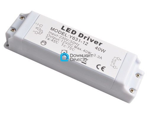 Brand new 40w led driver transformer 230v for mr16 mr11 light bulb 12v dc for sale