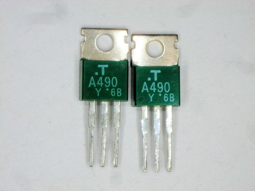 2SA490 &#034;Original&#034; Toshiba Transistor 2  pcs