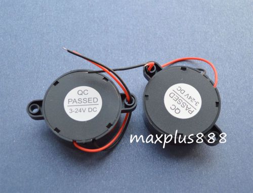 2pcs piezoelectric piezo buzzer hyd-4216 3-24v 95db ?41.8mm new for sale