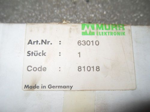 (v3) 1 nib murr elektronik 63010 eurocard holder for sale