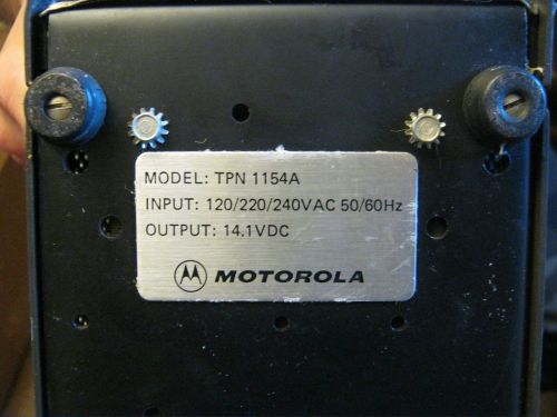 Motorola Base Station Power Supply TPN1154A 14.1VDC Output for Parts/Repair AsIs