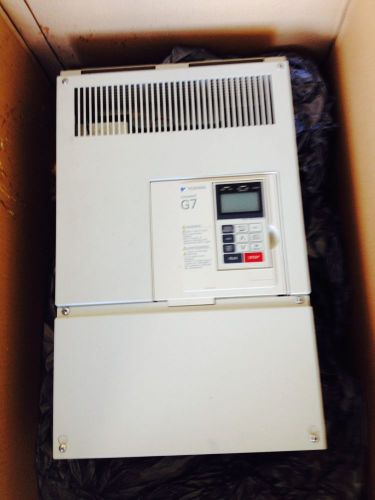 Yaskawa cimr-g7u4045 ac drive output ac 3 ph 0-480 v 0-400 hz 97 a 74 kva for sale