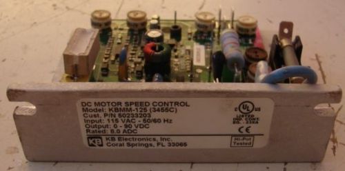DC Motor Speed Control KBMM-125(3455C)