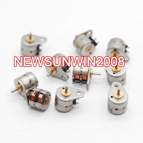 10pcs 3v-5v dc 4 wire 2 phase micro stepper motor d6xh5.5mm mini stepping motor for sale