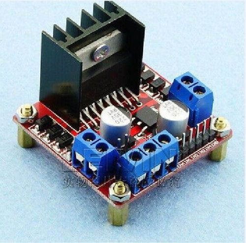 5pcs l298n dual h bridge dc stepper motor drive board module for arduino for sale