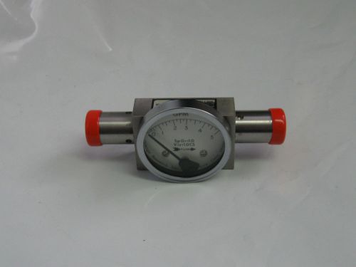 New orange research inc. flow meter, 2321fg-1c-2.5l, 3000psi, 0-5, warranty for sale