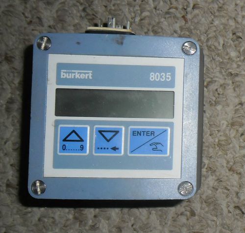 Burkert 8035 flow transmitter se35/8035 coil induction 12-30vdc 4-20ma for sale