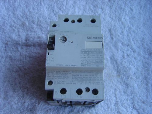 Siemens  2.4 - 4A Circuit Breaker       3VU1600-1MJ00
