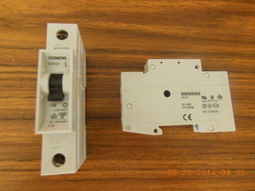 Siemens 5SX21 C6 Miniature Circuit Breaker 6 Amp 1 pole
