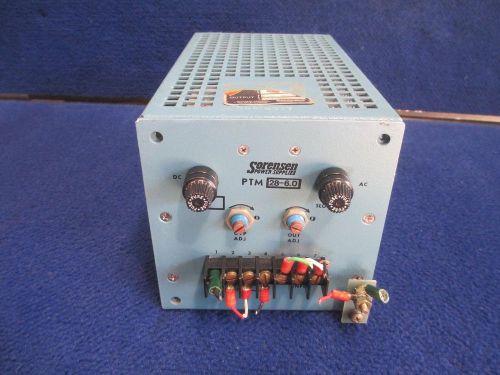 #m236 sorensen ptm 28-6.0 power supply for sale