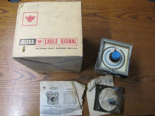 NEW NOS Eagle Signal Bliss HG103A6-G Electric Repeat Cycle Timer 0-5 Minutes