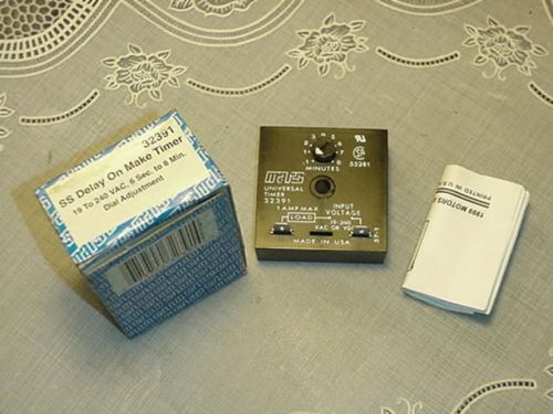 Mars 32391 SS Delay On Make Timer New In Box!