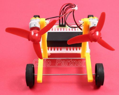 Diy car wind power car educational hobby robot puzzle iq gadget for sale