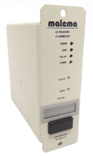 Malema m-1500-t11 flow sensor controller ultrasonic flowmeter digital / warranty for sale
