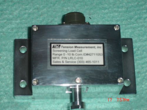 STAINLESS STEEL TENSION MEASUREMENT INC. SCREENING LOAD CELL LRLC-010 / 0-10 LB