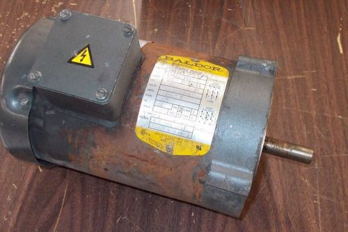 Baldor vm3542 3/4hp 56c 208-230/460vac 3 phase 1725rpm motor (a little rusty) for sale