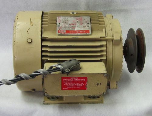 Ge general electric 3hp 230/460v 7.8/3.9amp induction ac motor 5ks182ax205c #n4 for sale