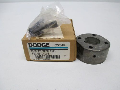 New dodge reliance 022348 6sc-h 1-1/8 d-flex spacer 1-1/8in bore hub d305688 for sale
