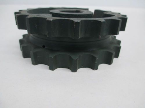 NEW STEEL CHAIN DOUBLE ROW 1IN BORE SPROCKET 4-5/8IN OD D327112
