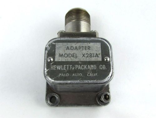 HP Variable Attenuator Adapters, Model X281Asx, Type N Connector