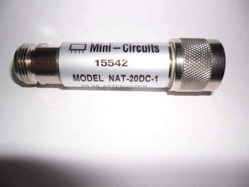 MINI-CIRCUITS 20dB Attenuator 600-1900MHz NAT-20DC-1 RF