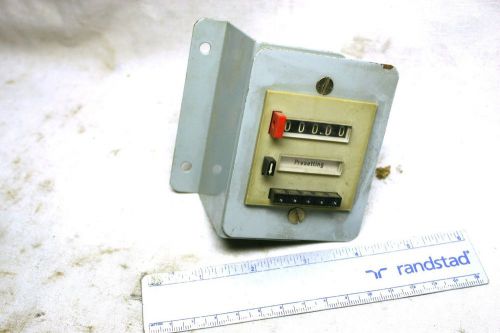 Presin co dual electric up/down counters w/presettable 000000 &amp; switching for sale