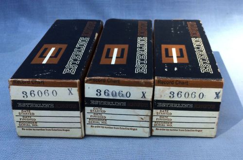 Vintage new 3 rolls esterline angus 6&#034; chart paper 36060x 3 new for sale