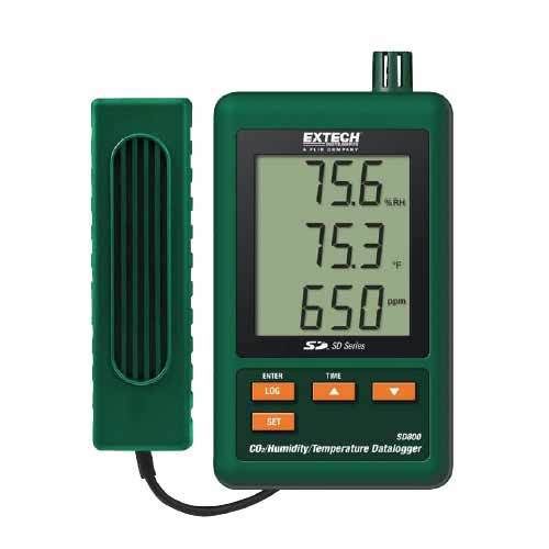 Extech SD800 CO2/Humidity/Temperature Datalogger with SD Card