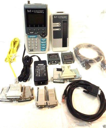 Microtest penta scanner 2 way network cable tester testing system &amp; accessories for sale