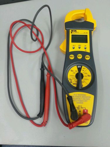 Ideal 61-702 4 in 1 Clamp Meter w/ Leads