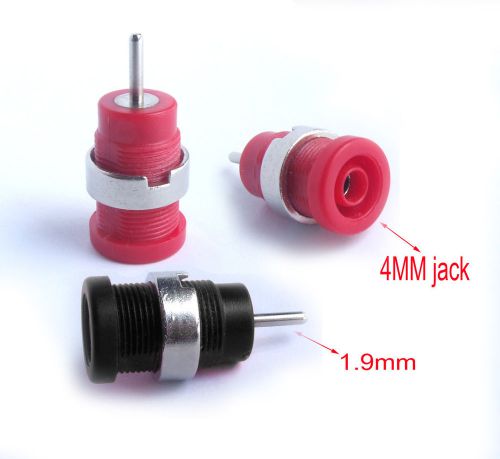 4 PCS 4mm Banana Jack socket Binding Post 2mm pin for Multimeter Test Probes