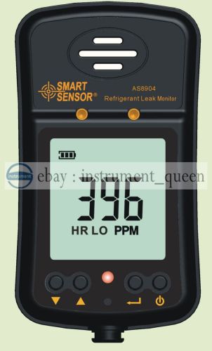 Handheld Refrigerant Gas Leak Test Detector Monitor 0-1000PPM Li-battery AS8904