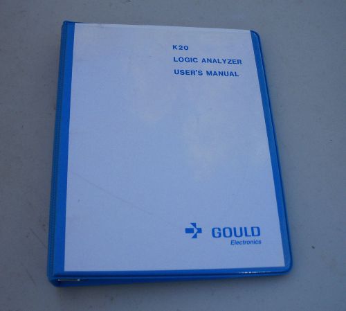 Gould K20 Logic Analyzer User&#039;s Manual