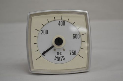 Crompton 016-05va-sjzz-mu 0-750v dc volts panel meter voltmeter gauge d203720 for sale