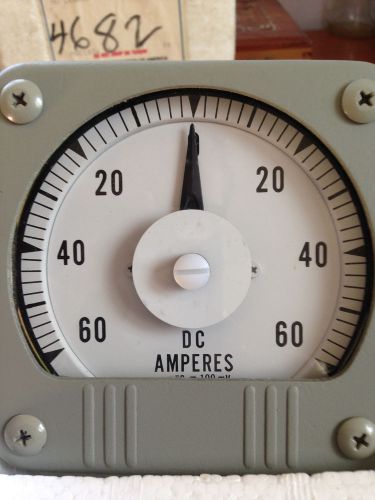 GE DB14 DC AMPERES Meter, New