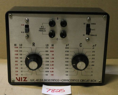 VIZ WC-412A RESISTANCE CAPACITANCE CIRCUIT BOX (7825)
