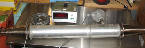 Kurz Instruments 525-10 digital mass flow gas meter conduit and meter