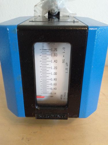Krohne Flow Meter, 0.18 - 1.75 gpm, Magnetically coupled to 4-20mA output