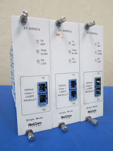Lot of 3 Spirent Netcom Systems SmartBits Single Mode AT-9155Cs Module