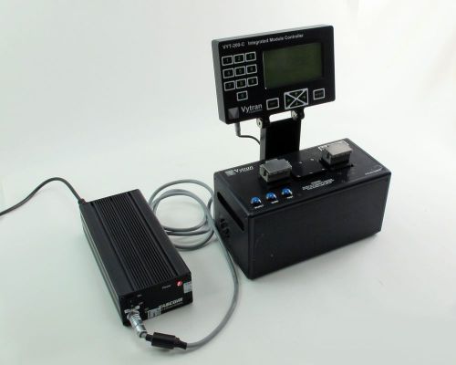 Vytran PTR-200 Fiber Proof Tester w/ VYT-200-C &amp; TPS150-12S-2 Power Supply