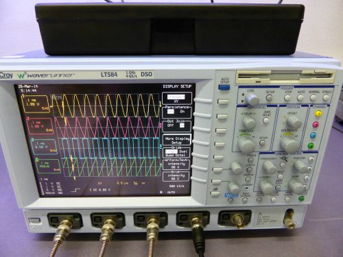 LeCroy Waverunner LT584 DSO 4ch Digital Oscilloscope, 1GHz, 4GS/s, w/1 AP020 prb