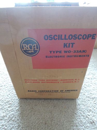 RCA WO-33A Vintage CRT Oscilloscope Kit - BOX ONLY