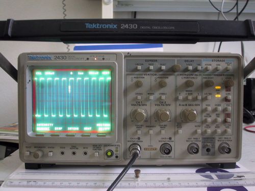 Tektronix 2430 150mhz oscilloscope +tv sync; refurbed, calibrated, free shipping for sale