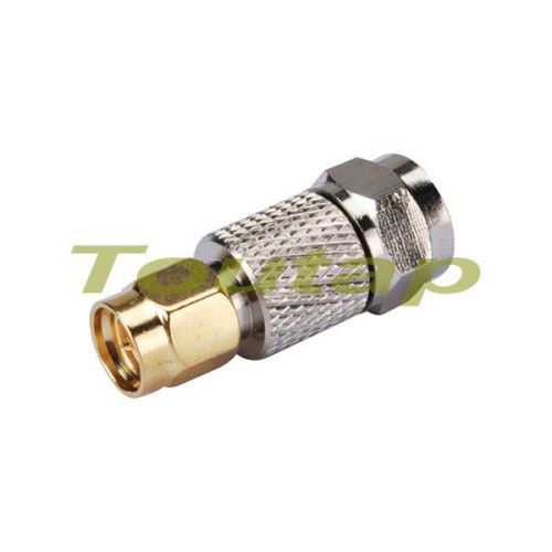 SMA-F-Type adapter SMA Plug to F Plug male straight RF Coaxial Adapter Connector