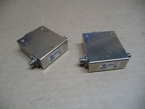 LOT OF 2 CHANNEL MICROWAVE CORP. MODEL AU376 COAXIAL PRODUCTS 800 MHz-1000 MHz
