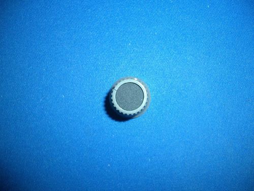 Tektronix tek knob, dark grey, round, 5/8&#034; diameter, 1/4&#034; shaft for sale