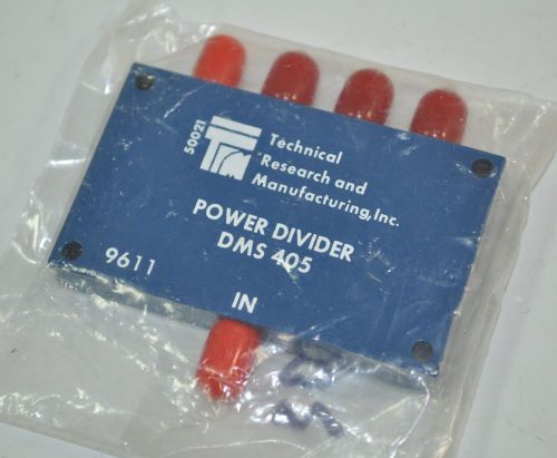 Technical Research and Manufacturing Power Divider Splitter Model# DMS-405